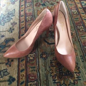 Jessica Simpson Veronica Leather Pumps